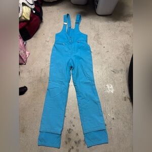 Bogner Vintage Ski Blue Women's Snow Bib Jumpsuit